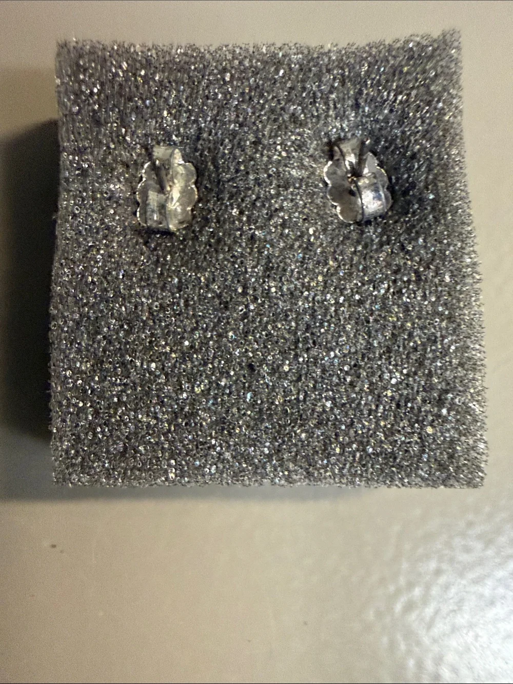Avon Classic Stud Pierced Earrings Silver-Tone Vintage 2008 New In Box